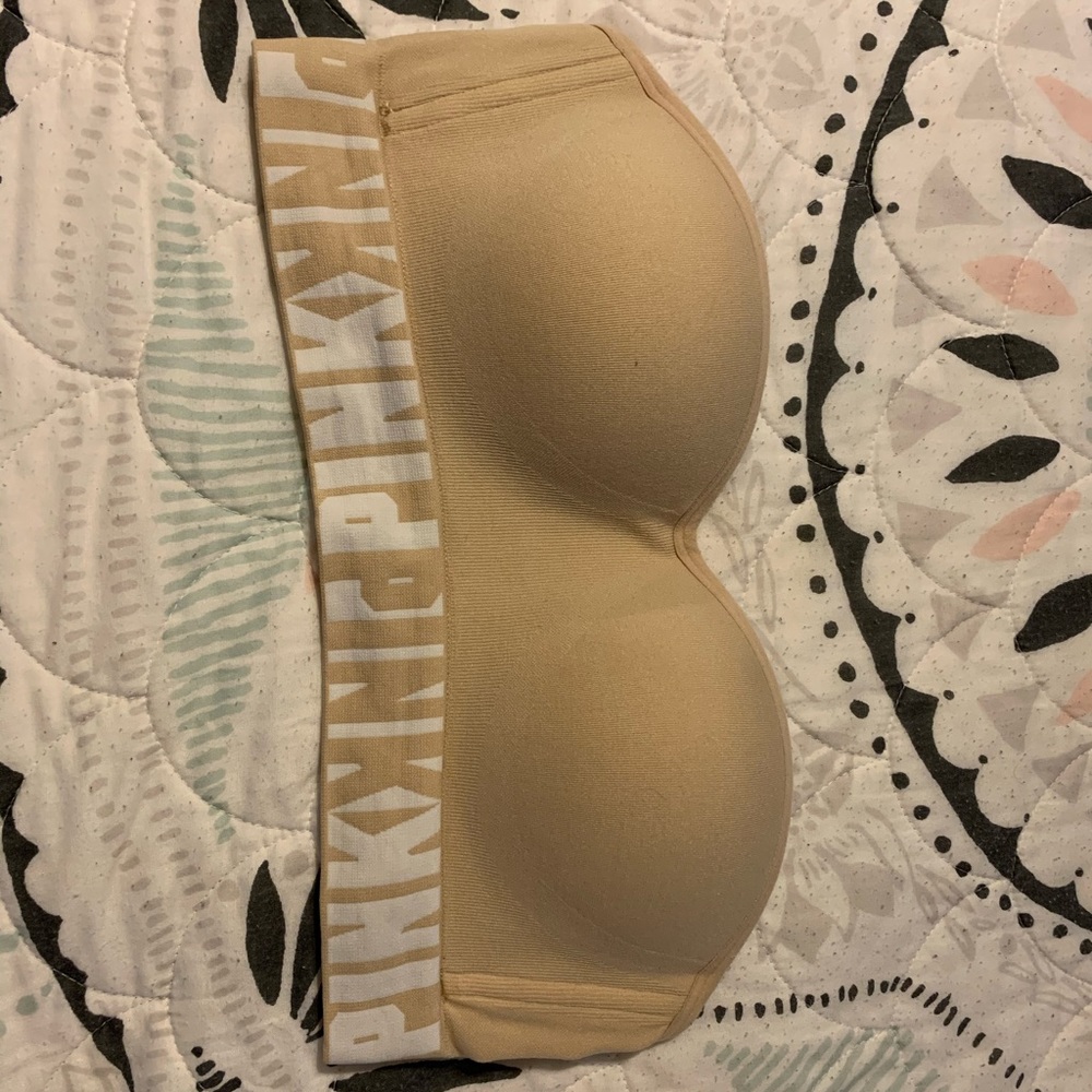 PINK strapless bra